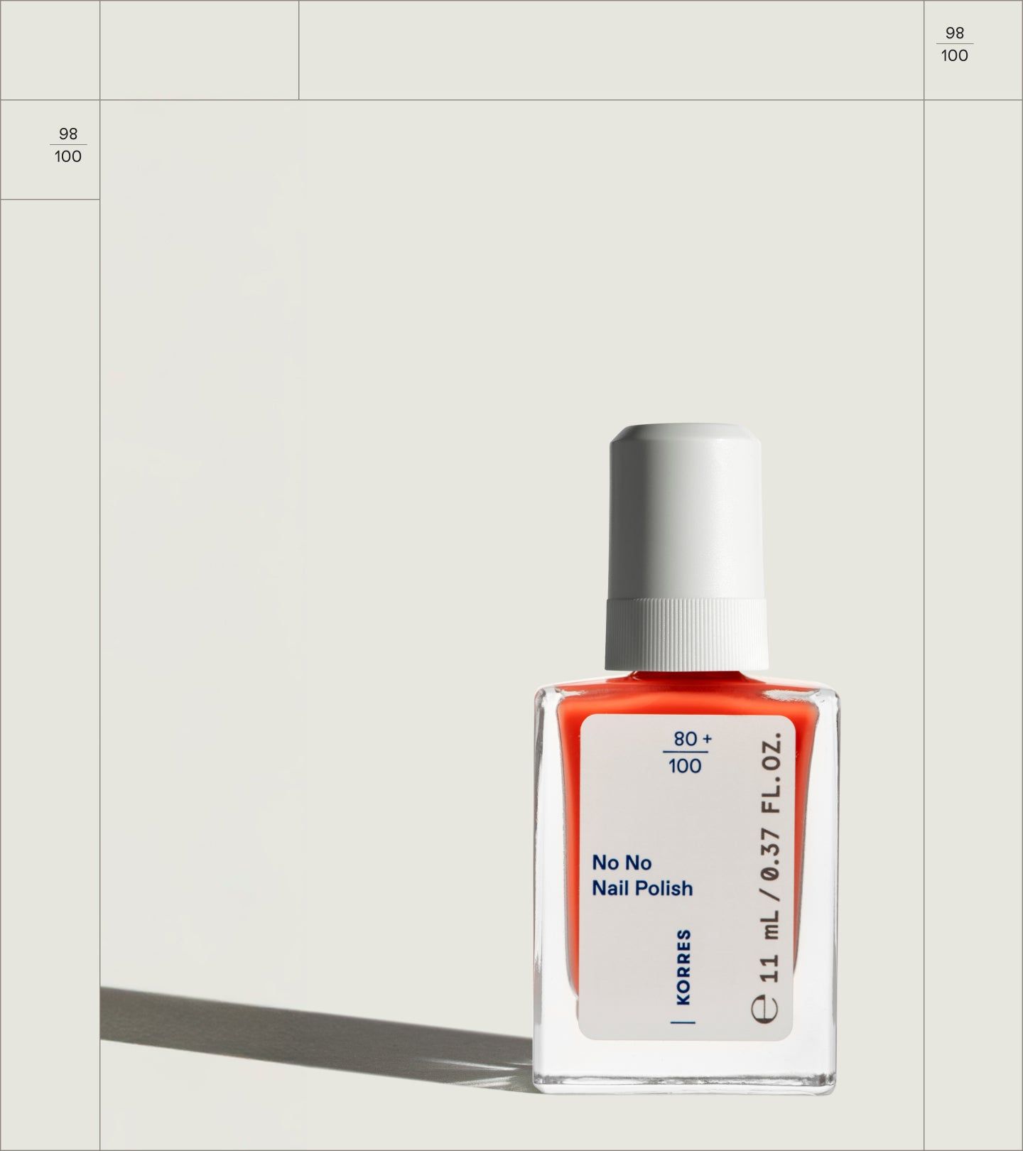 Korres No Nail Polish 43 summer peach 11 ml Flaschen
