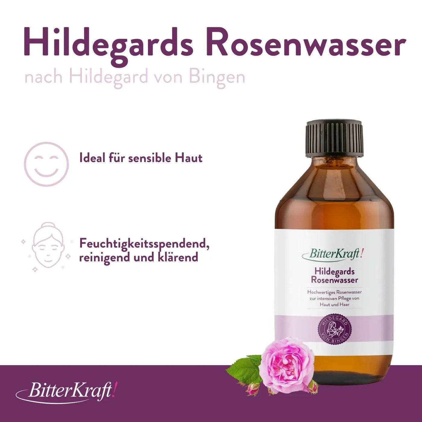 BitterKraft! Hildegards Rosenwasser