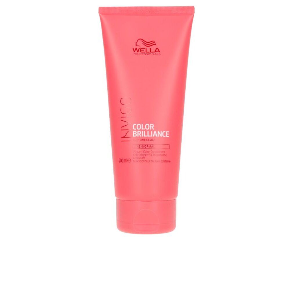 Tubo rosa Wella Invigo Color Brilliance. Per capelli fini. 200ml.