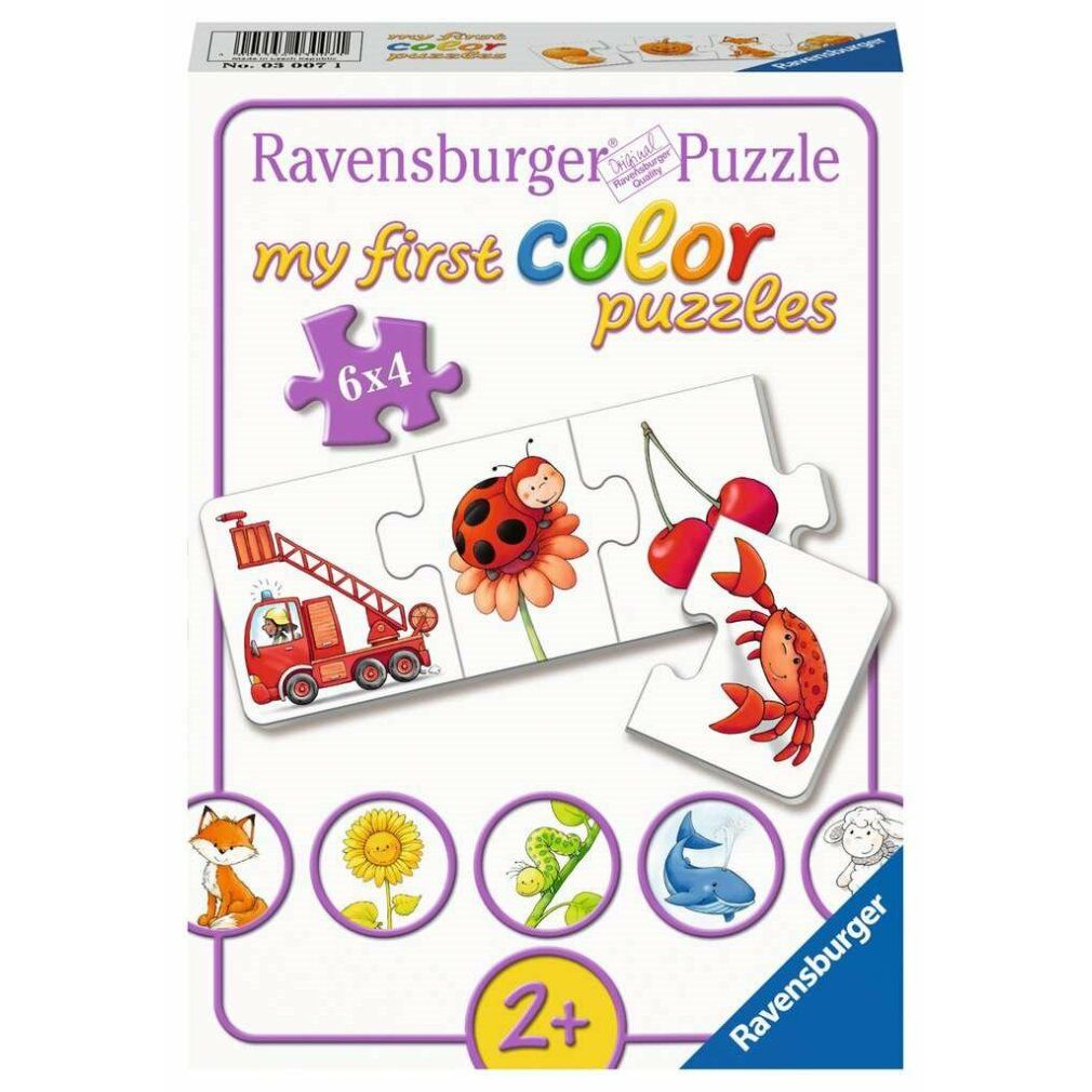 ravensburger Mein erstes Puzzle Farben 6x4 Teile