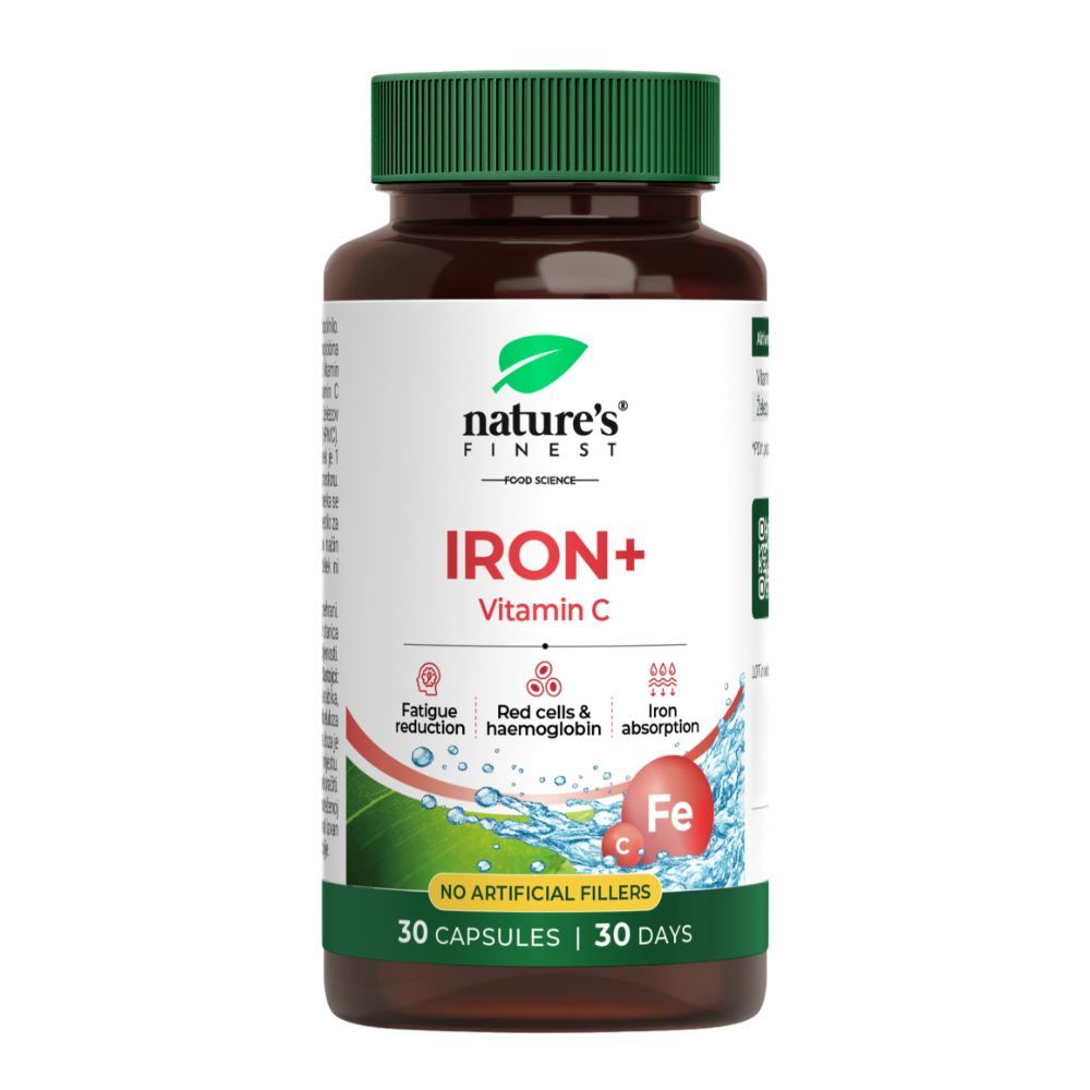 Nature's Finest Ferro + Vitamina C – 14 mg di Ferro + 250 mg di Vitamina C
