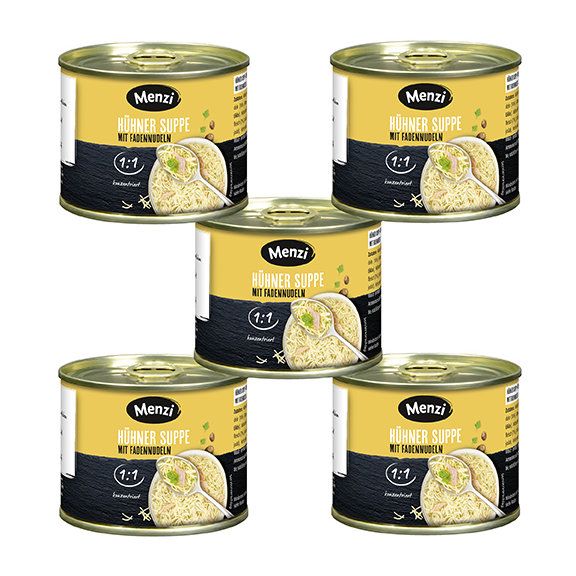 Menzi Hühnersuppe mit Fadennudeln 1:1
