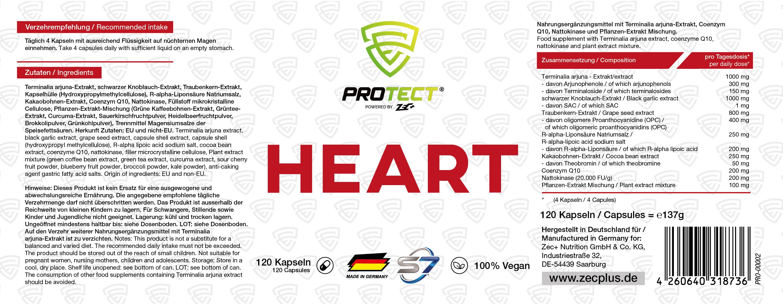 PROTECT HEART, 120 Kapseln