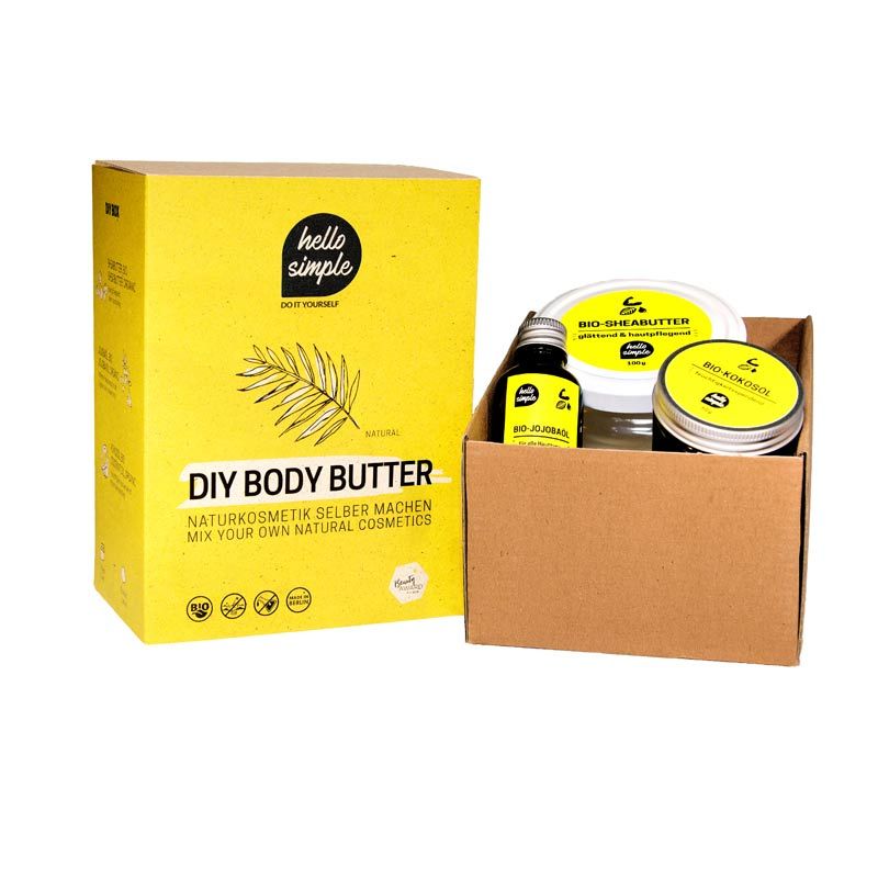 hello simple Body Butter DIY Box, Natural