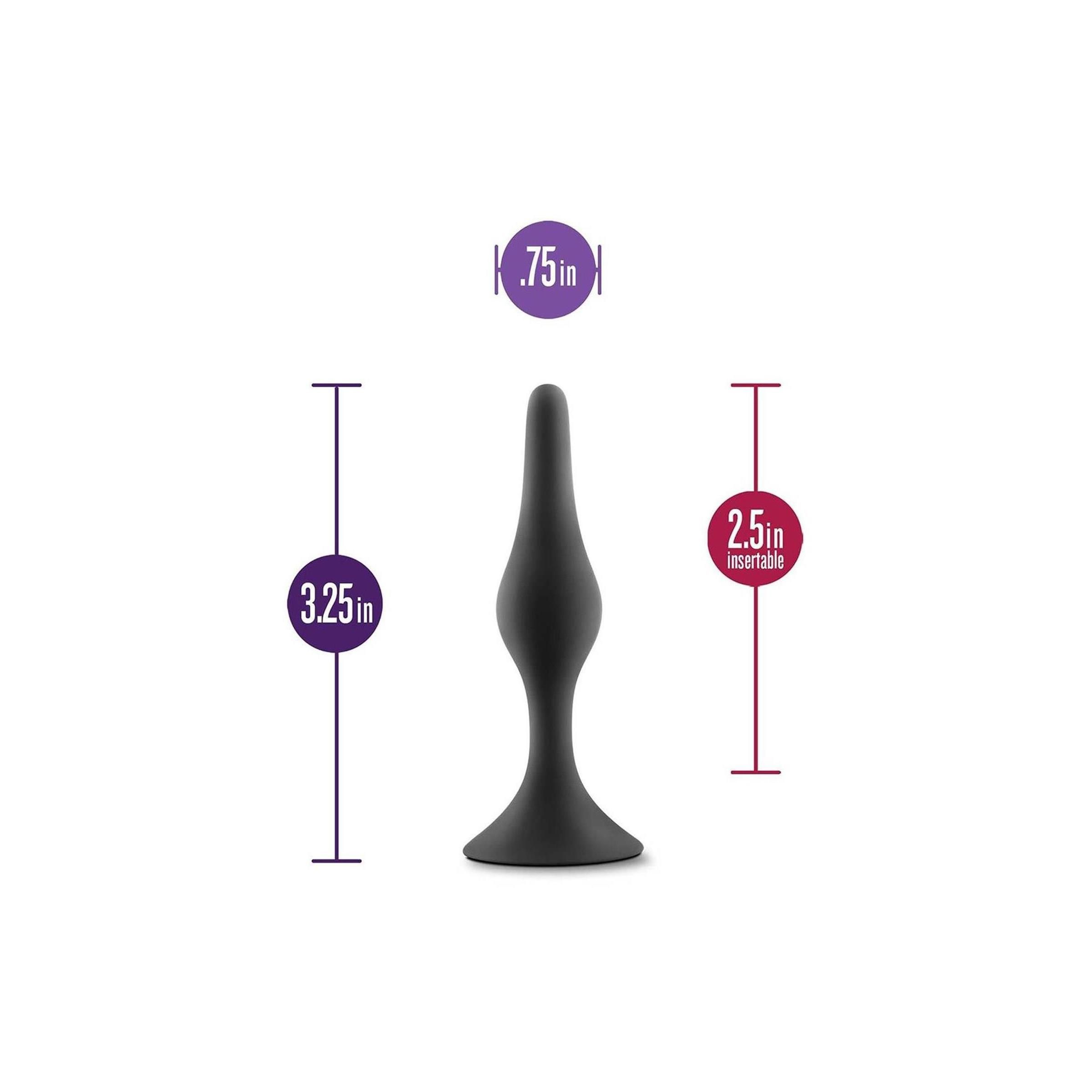 Blush - ANAL ADVENTURES PLATINUM SILICONE BEGINNER Plug