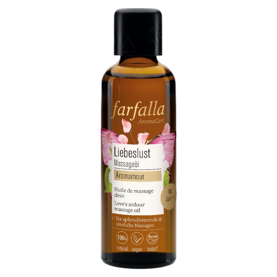 Farfalla Aromamour, Liebeslust Massageöl Bio
