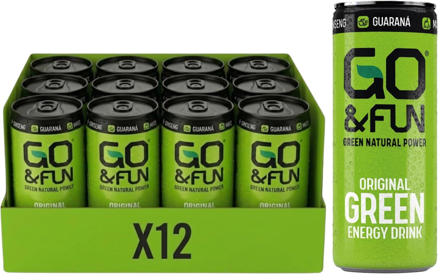 Go&Fun Green Energy Drink Original