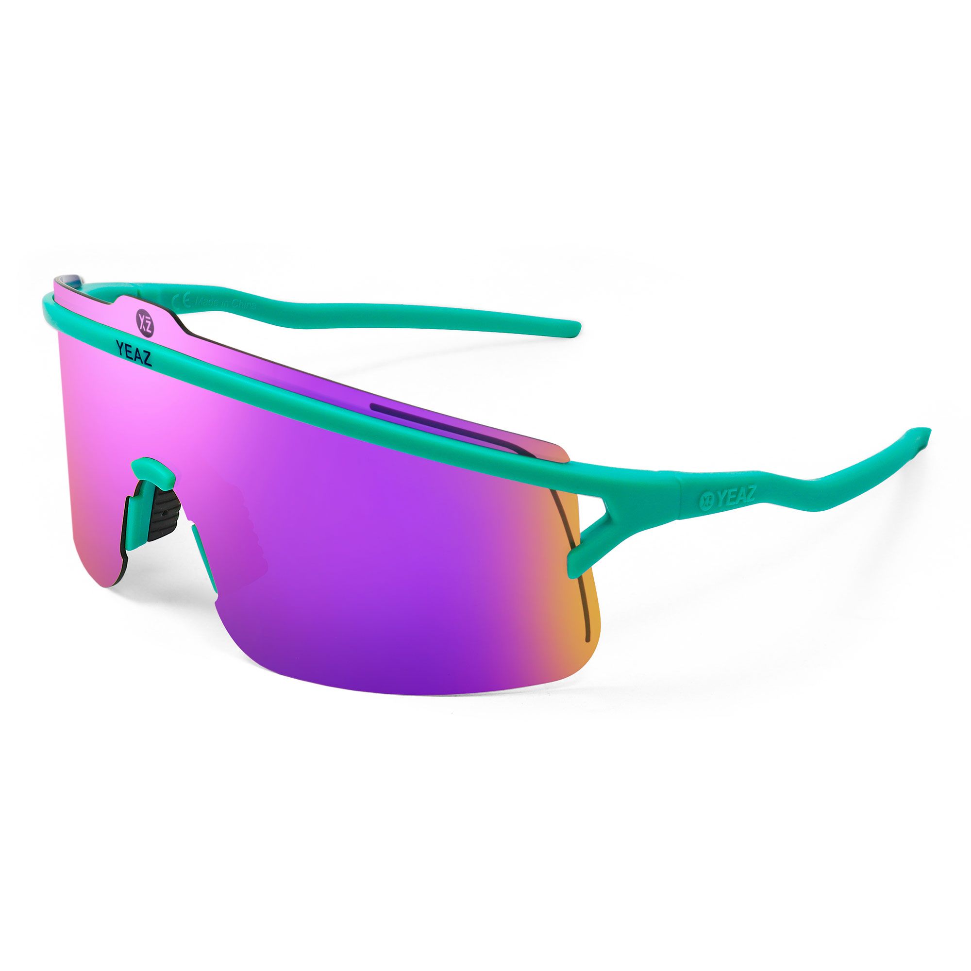SUNSHADE Occhiali da sole sportivi verde/viola