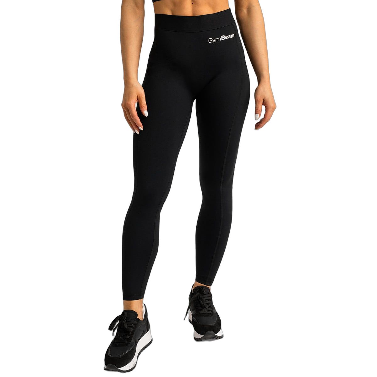 GymBeam Leggings Damen Limitless Schwarz lange Hose ohne Taschen 1 St