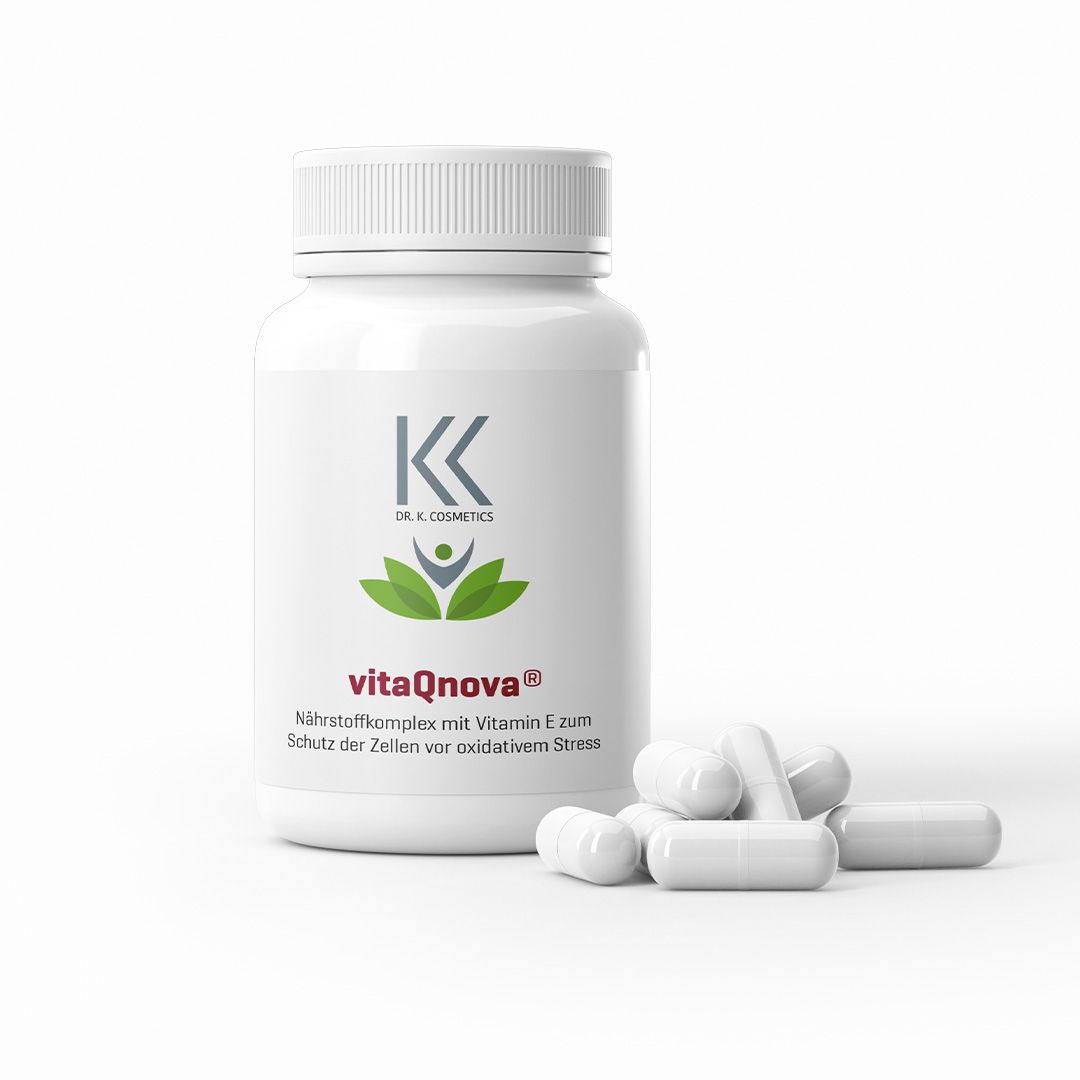 Dr. K. Cosmetics vitaQnova® - 60 Kapseln Vitamin E + Coenzym Q10 St