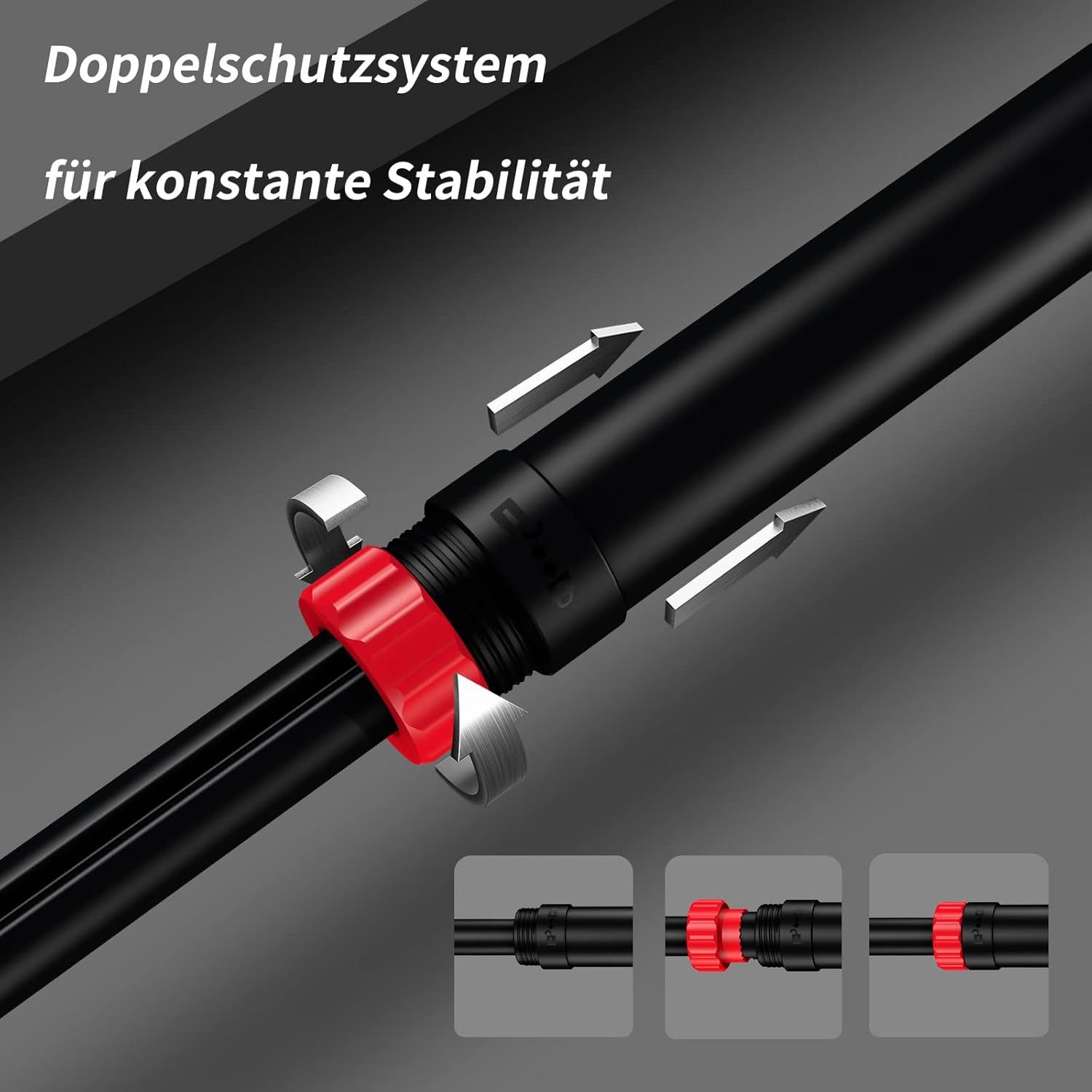 DH FitLife Klimmzugstange für Türrahmen ohne Schrauben