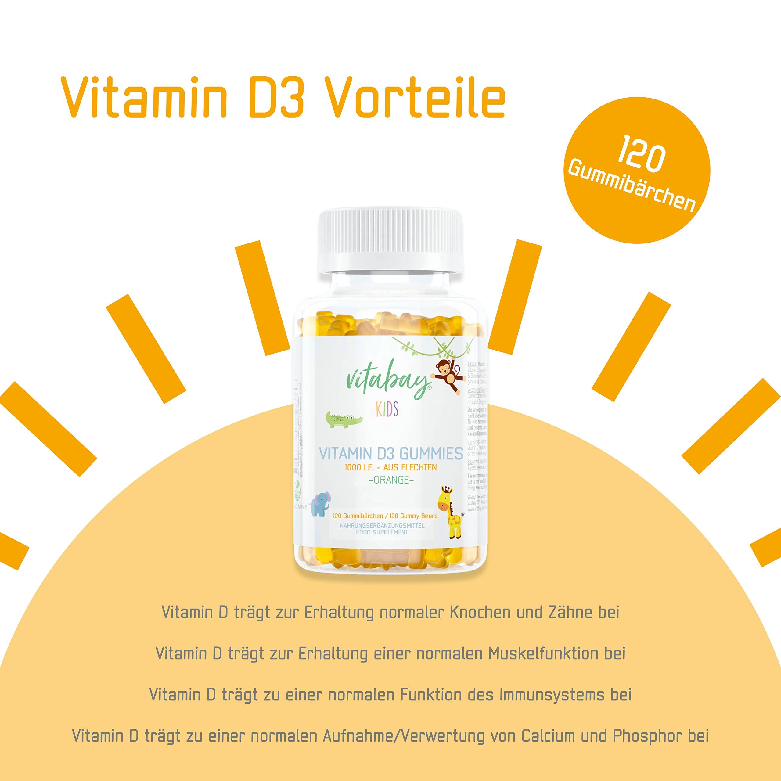 Vitabay Vitamin D3 Gummies 1000 I.e. 240 St Gummibärchen