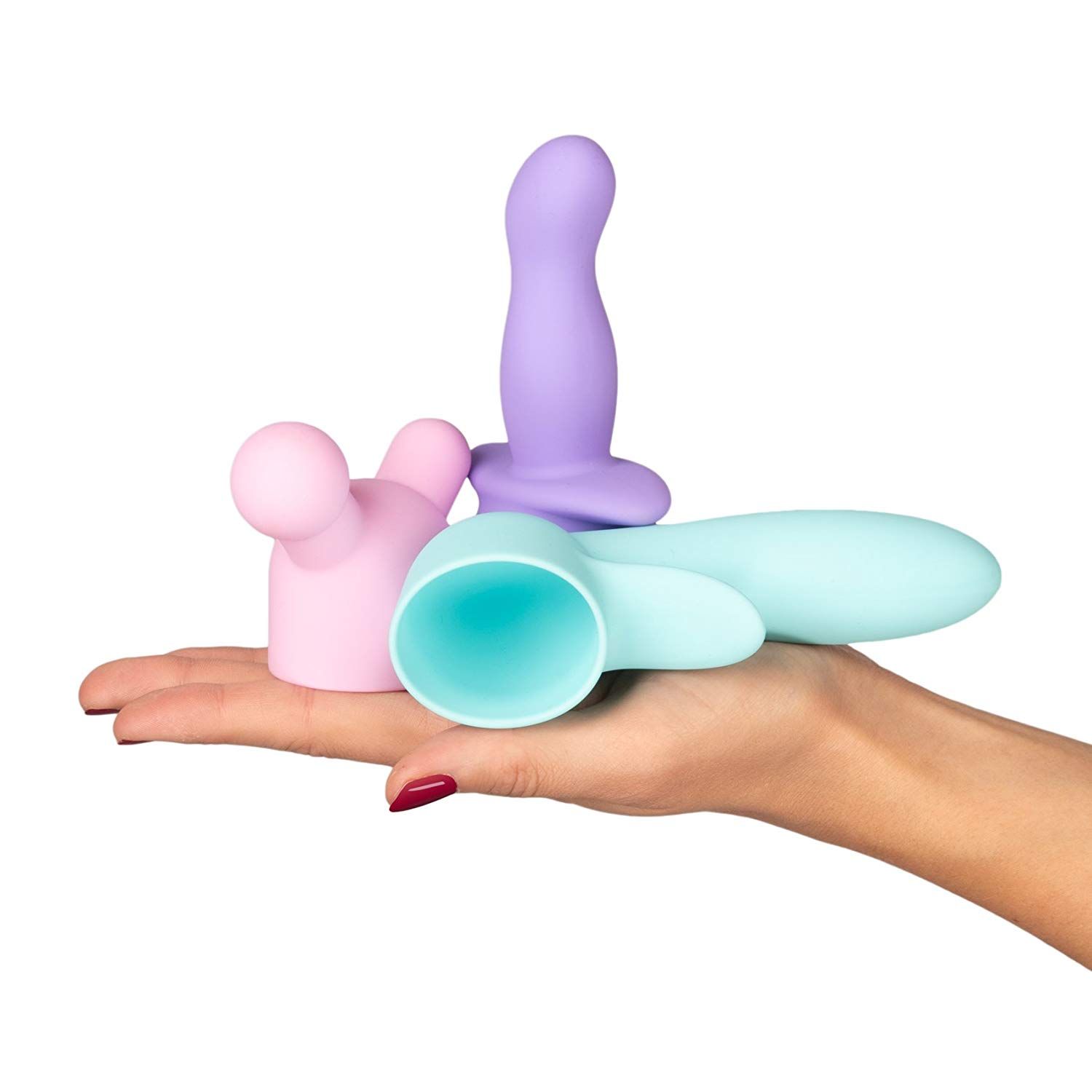 Lumunu Massager Aufsatz Set (pastell)