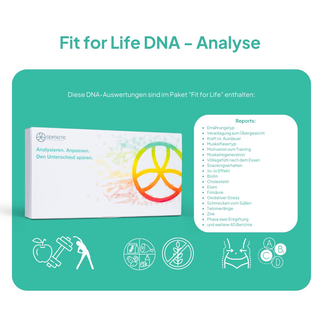 Gentastic Fit for Life DNA - Analyse