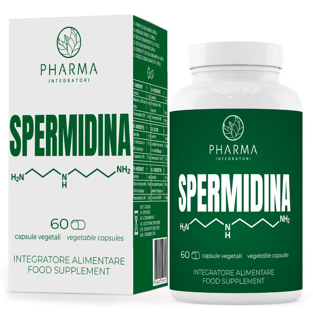 Spermidin 6 mg mit Granatapfel und Trans-Resveratrol – Autophagie, kognitive Unterstützung 60 St Kapseln