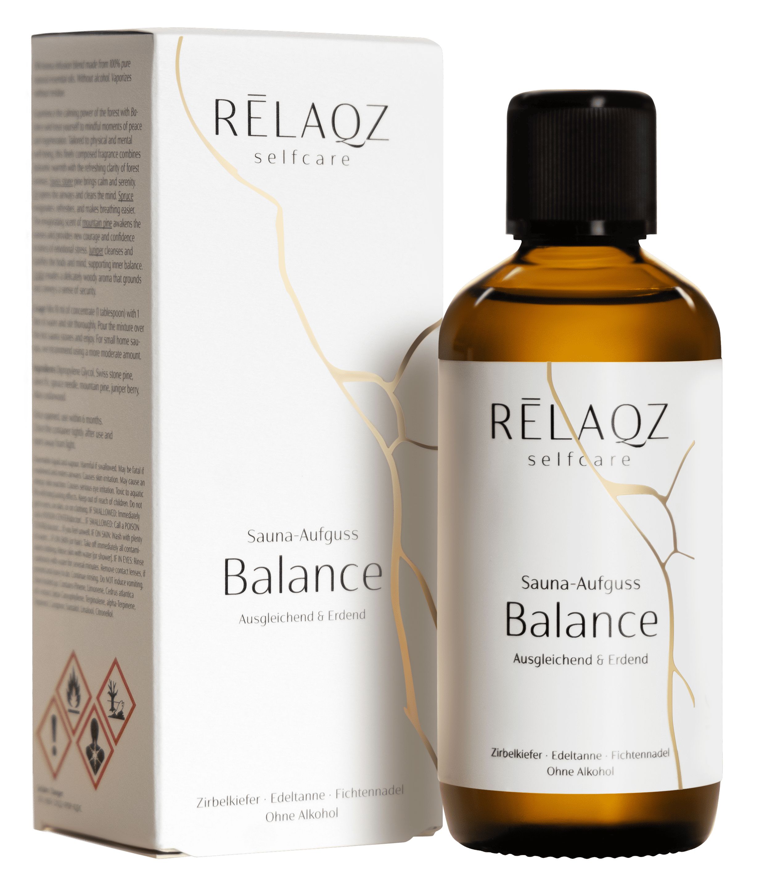 Relaqz Sauna-Aufguss Balance Alkoholfrei 100 ml Flüssigkeit