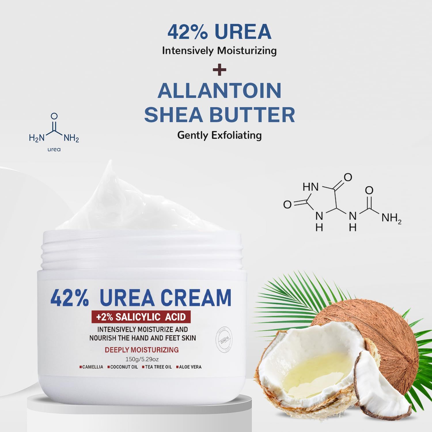 OUKEYA Urea Creme 42% mit 2% Salicylsäure Fusscreme