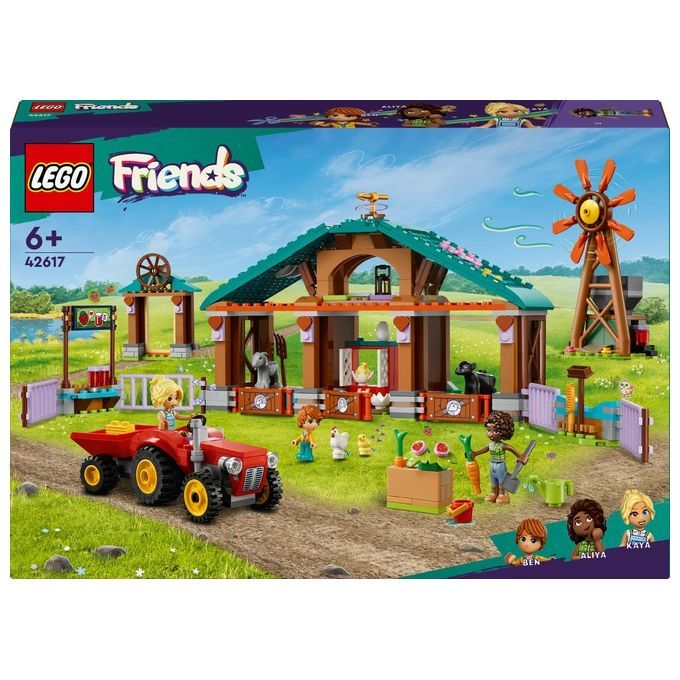 LEGO Friends 42617 Il Santuario degli Animali della Fattoria, Giocattolo con Trattore e 3 Mini Bamb
