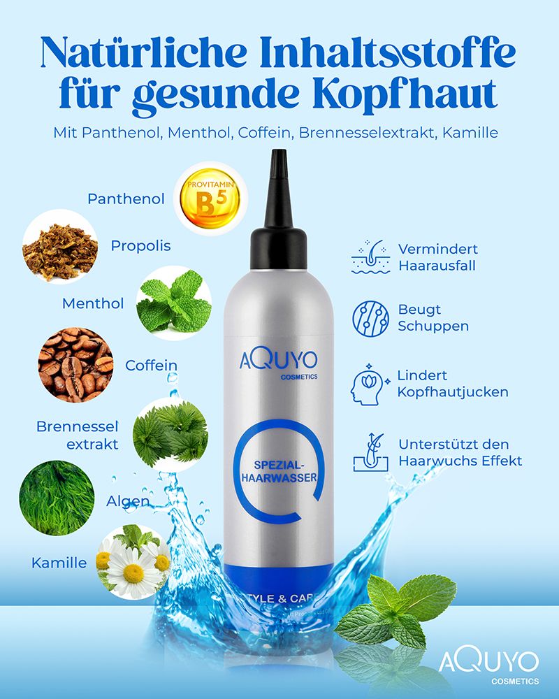 Style & Care Haarwasser Kopfhautpflege für trockene und juckende Kopfhaut | Haartonikum
