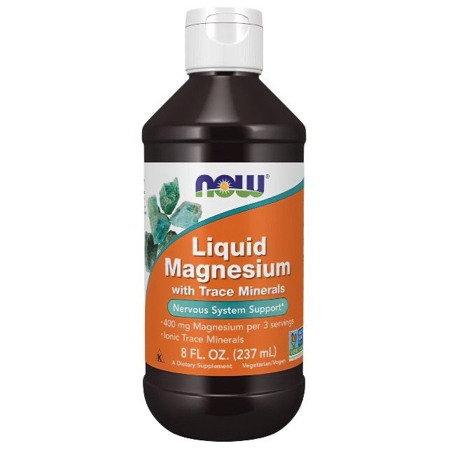 Now Foods Magnesium met sporenelementen 133 mg vloeibaar 237