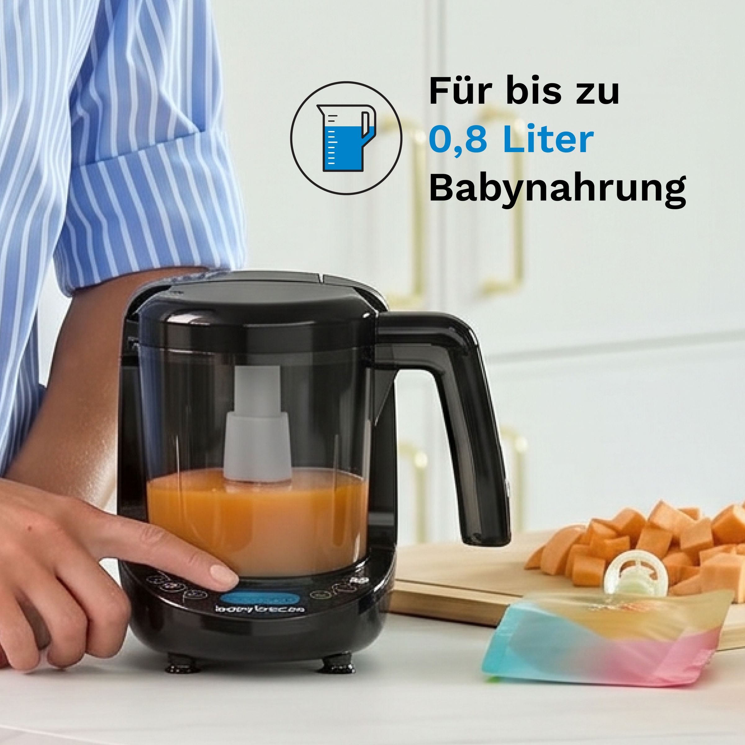 Baby Brezza Food Maker Deluxe, black