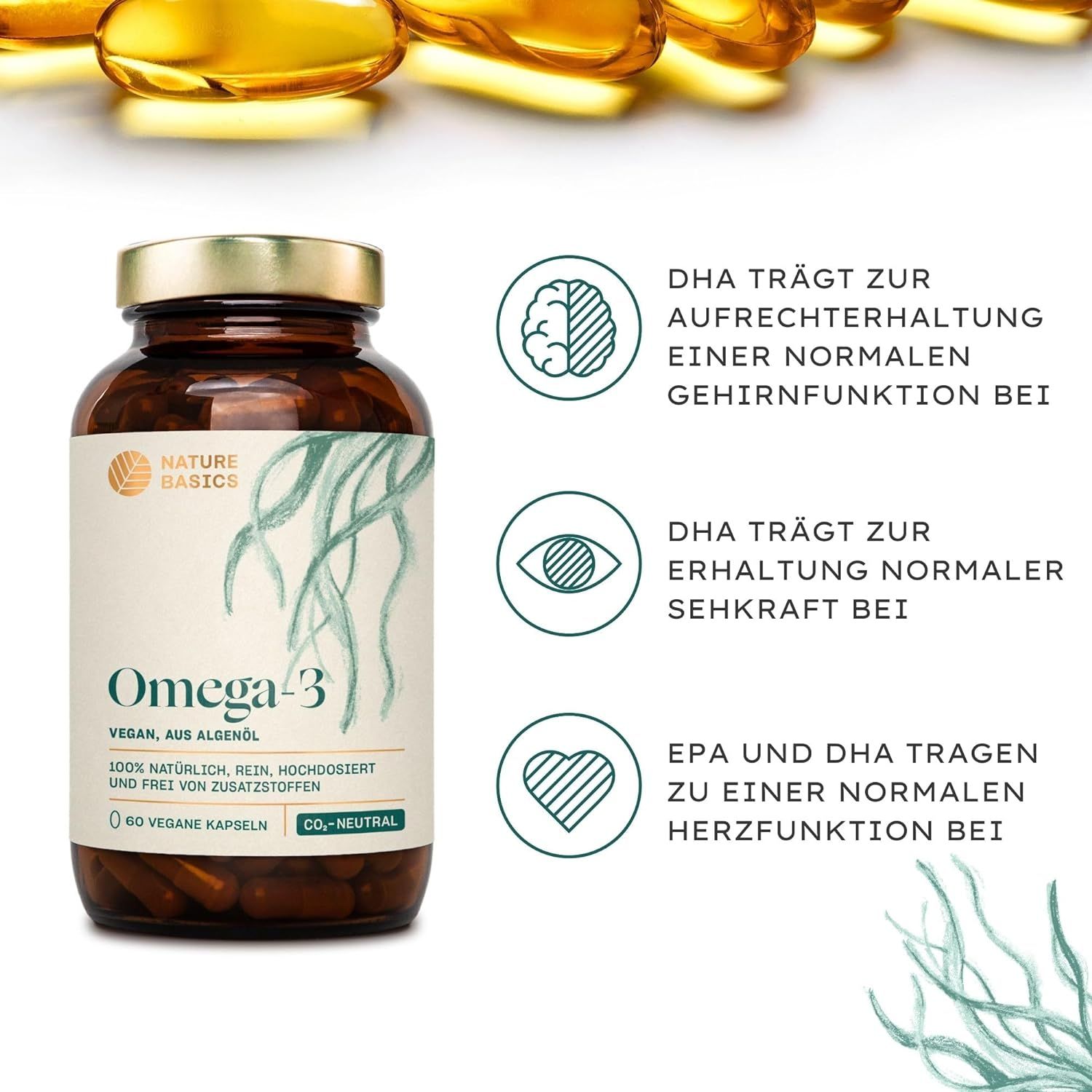 Nature Basics Omega 3 83 g Kapseln