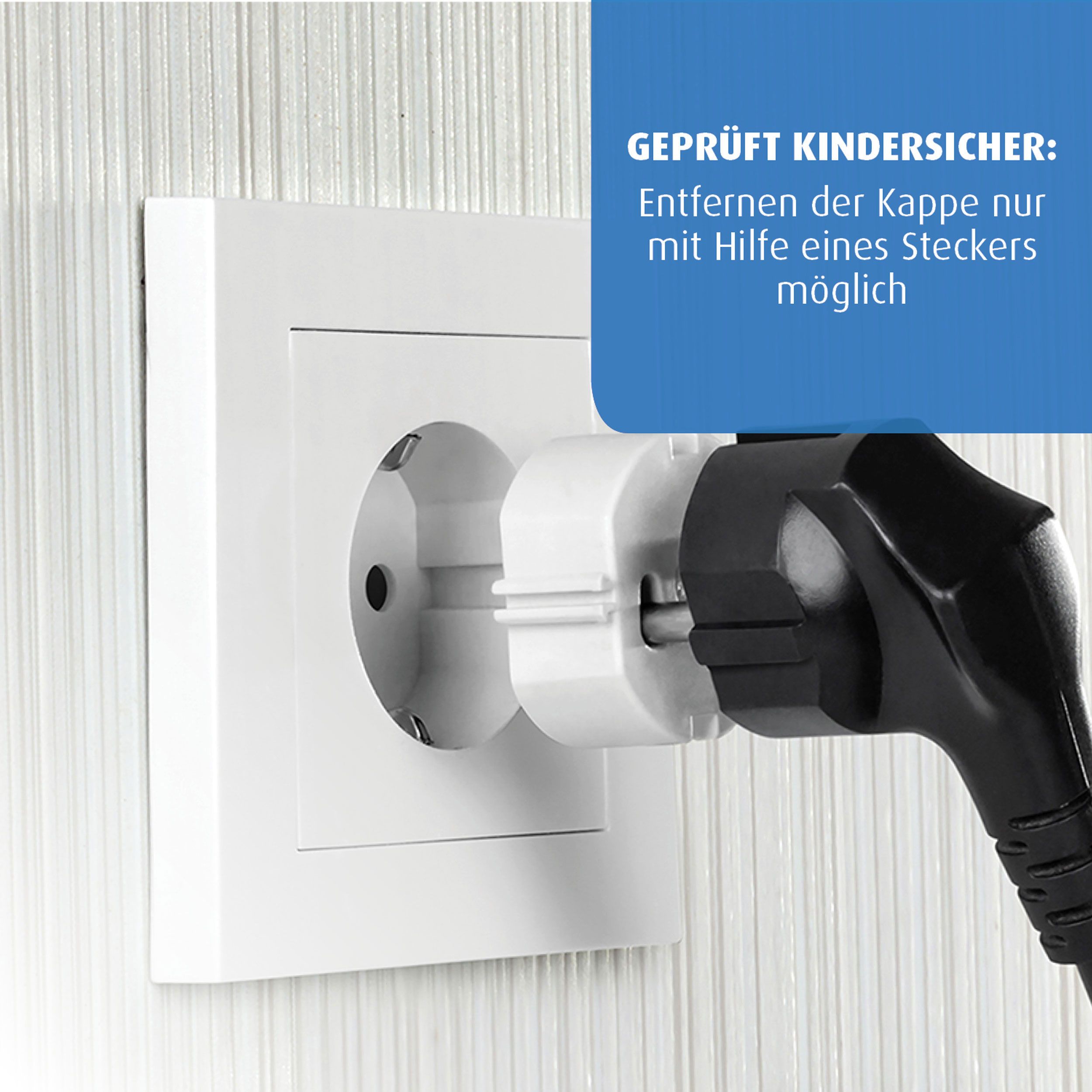 reer Steckdosenkappe, 5er Set, Weiß