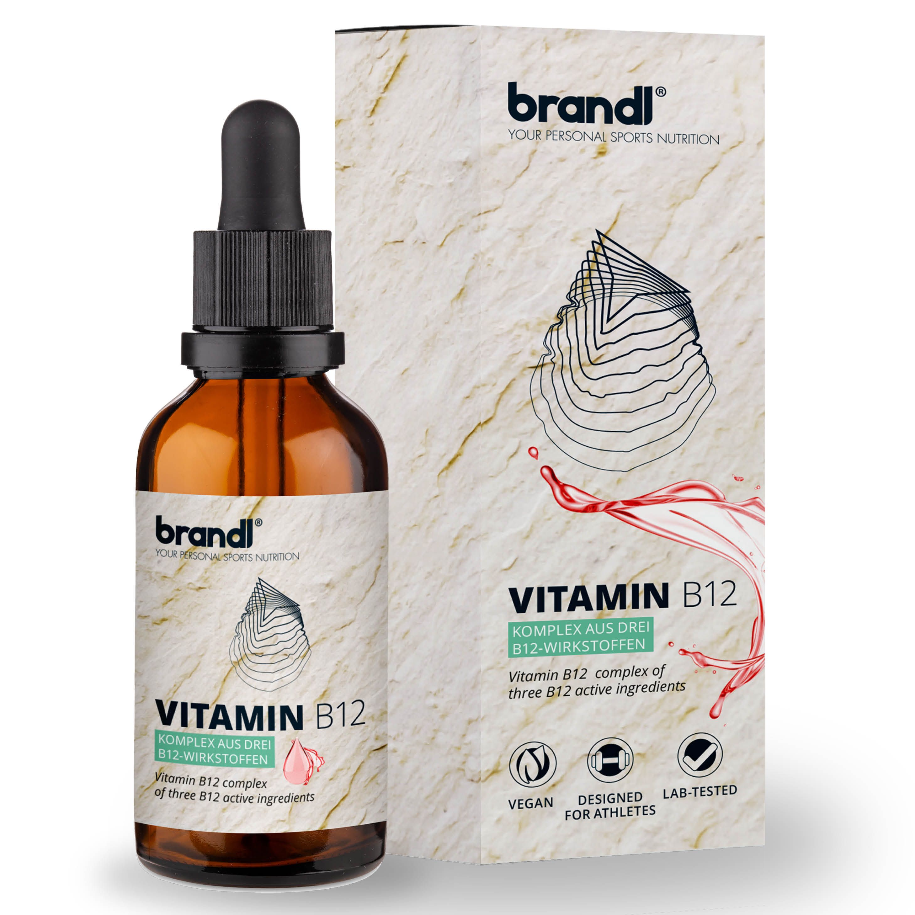 brandl® B12 Vitamin Tropfen aus 3 Aktivformen