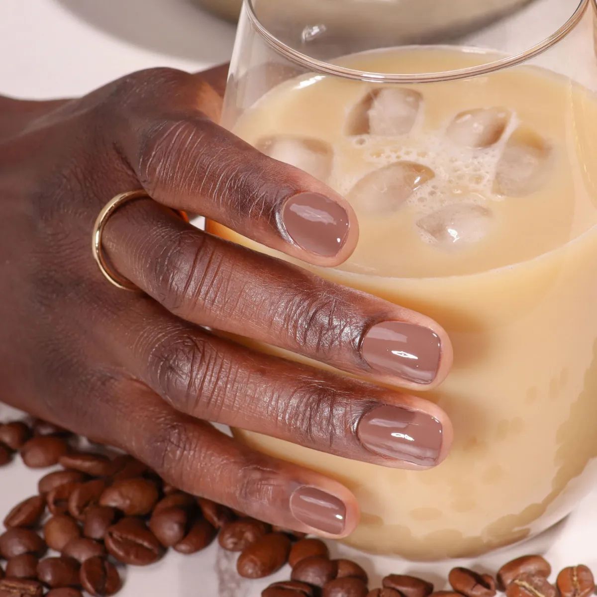 LONDONTOWN gel color Dirty Chai Gel-Nagellack