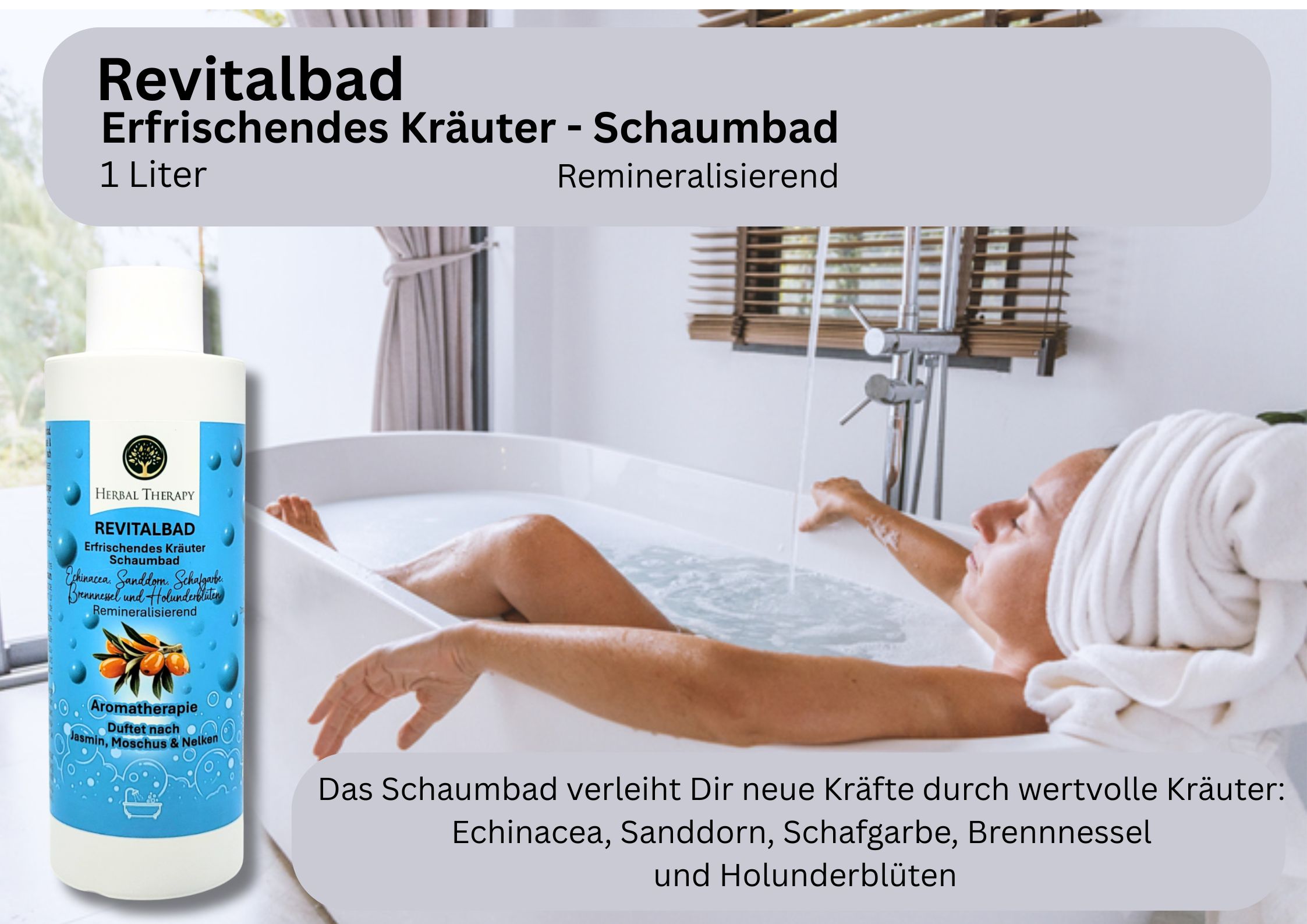 Herbal Therapy REVITAL Kräuter Schaumbad