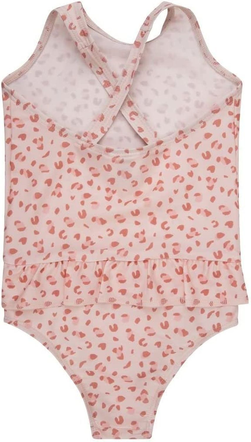 Swim Essentials UV Badeanzug für Mädchen alt Leoparden Muster/