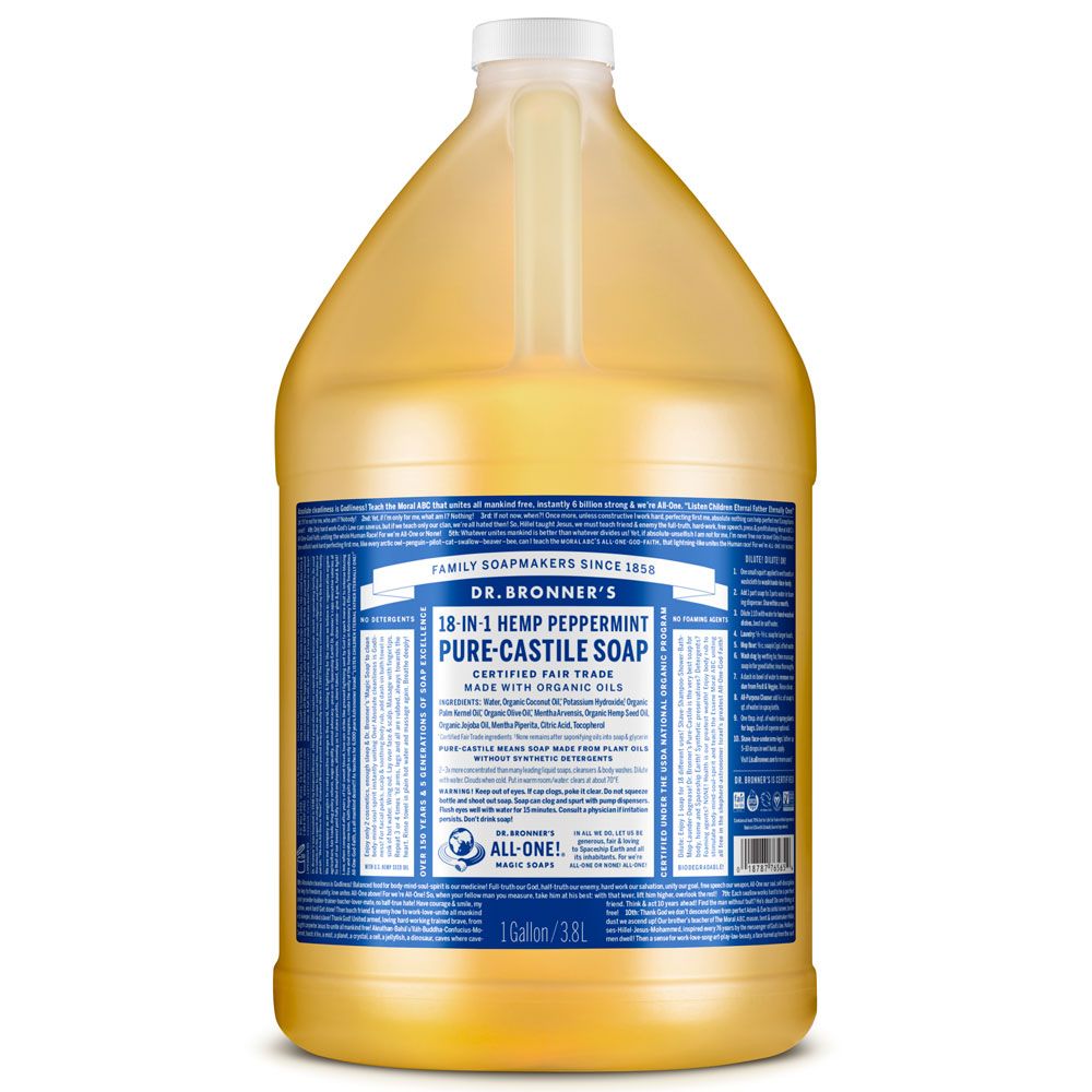 Dr. Bronners 18-In-1 Naturseife Pfefferminz 3,8 l