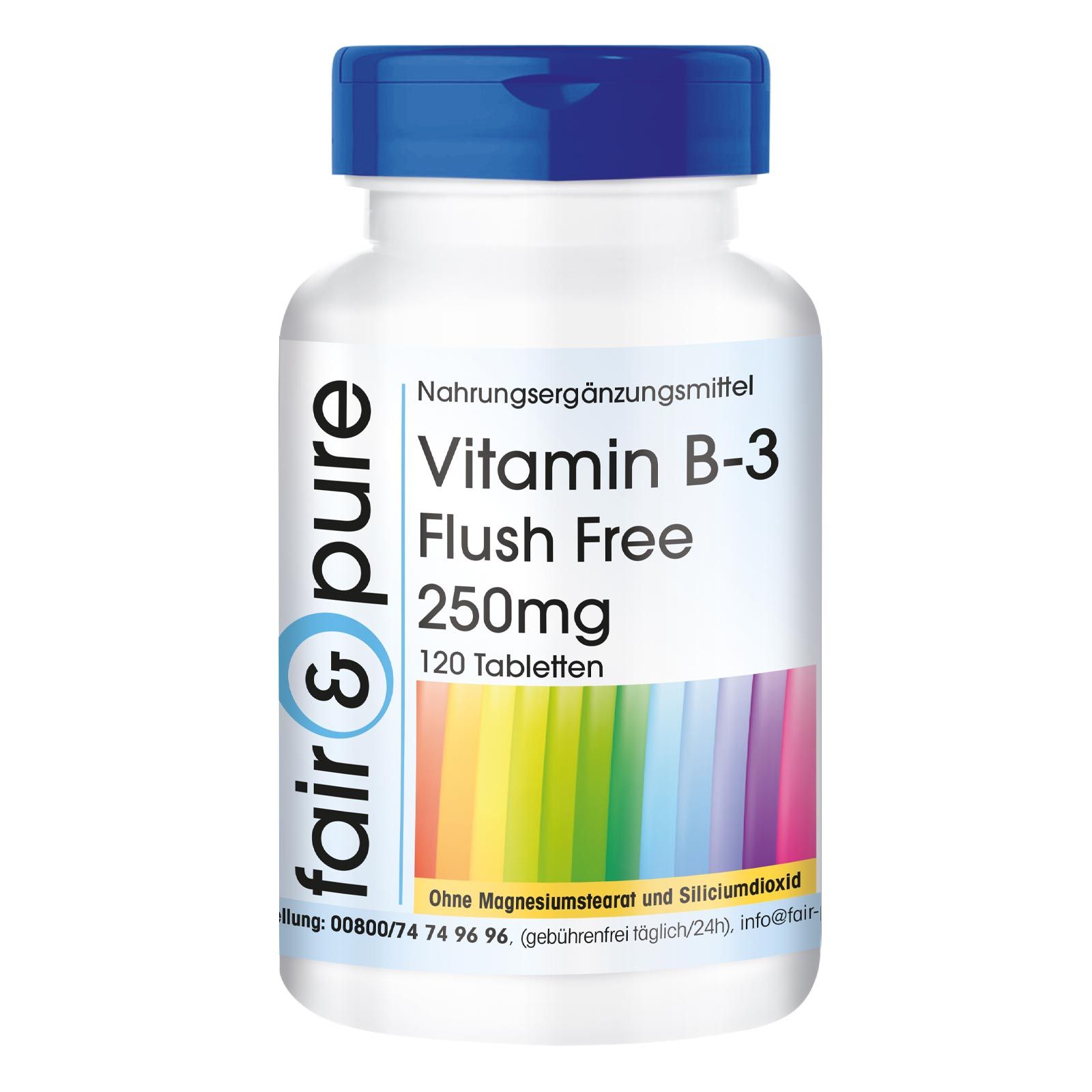 fair - pure | Vitamin B3 250mg Flush Free 120 St