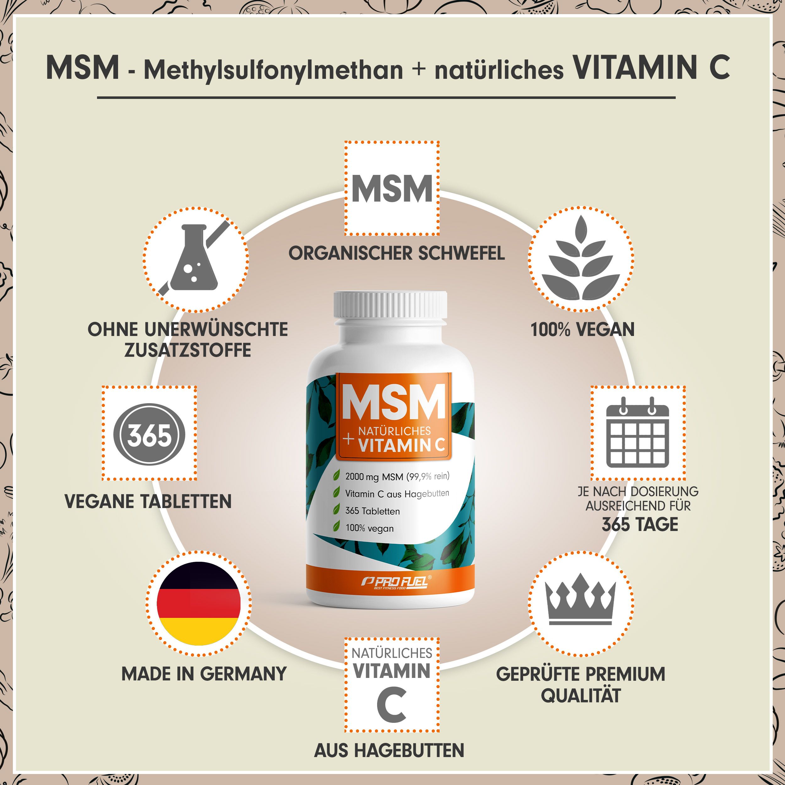 ProFuel - MSM Tabletten