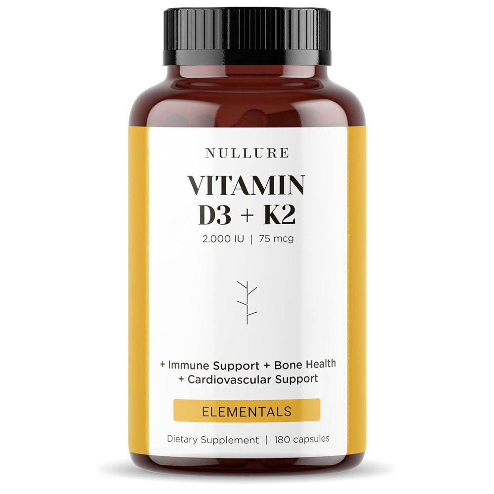Nullure Vitamin D3 + K2 MK7 120 St Kapseln