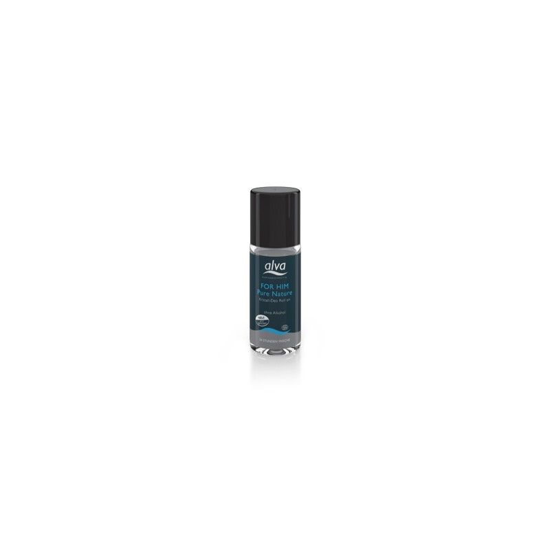 alva - FOR HIM Pure Nature Kristall Deo Roll on 50 ml