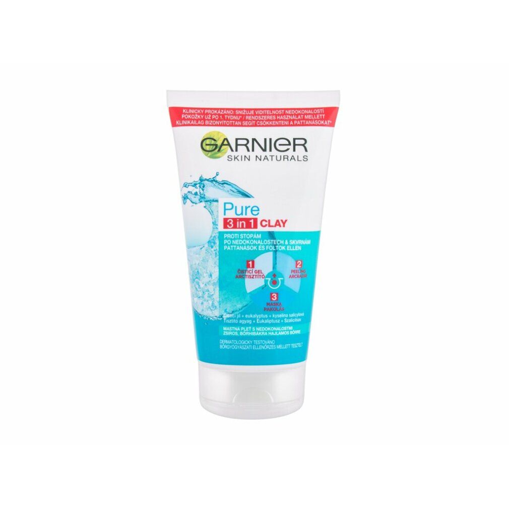 Garnier Skin Naturals Pure Cleansing Gel Scrub und Maske 3in1