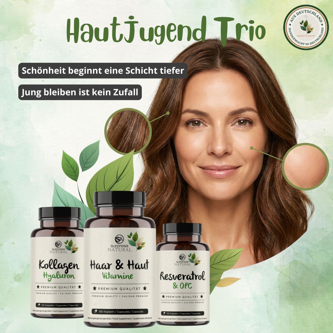 Surpresa Natural Hautjugend Trio 3 St Kombipackung