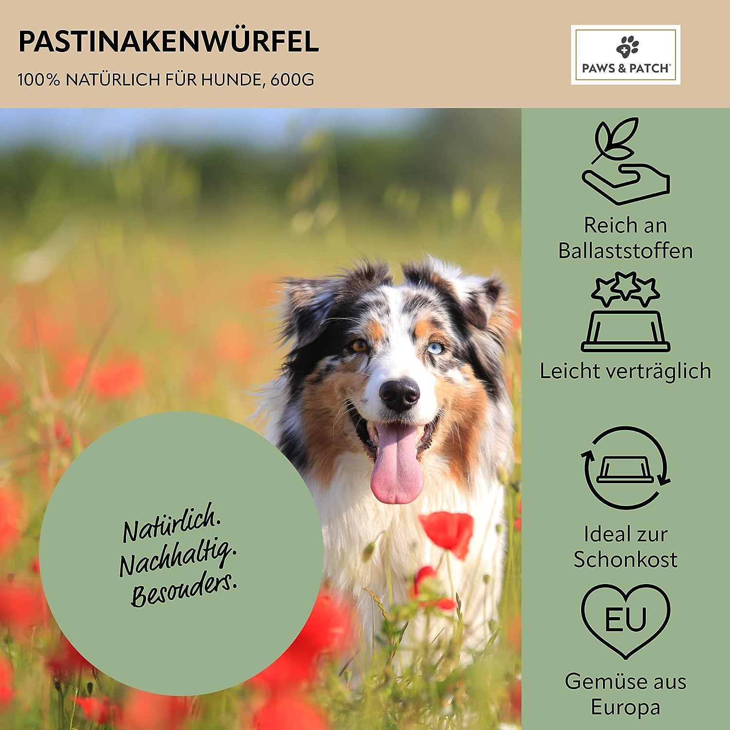 PAWS&PATCH PASTINAKENWÜRFEL für Hunde