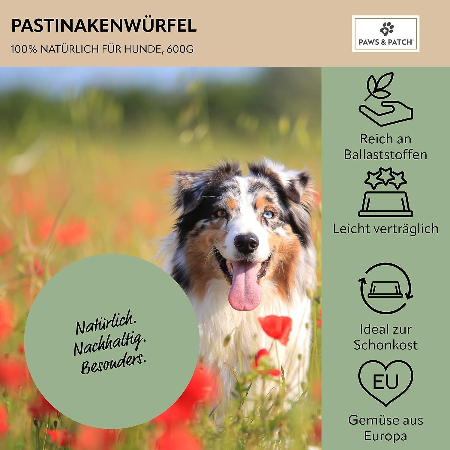 PAWS&PATCH PASTINAKENWÜRFEL für Hunde