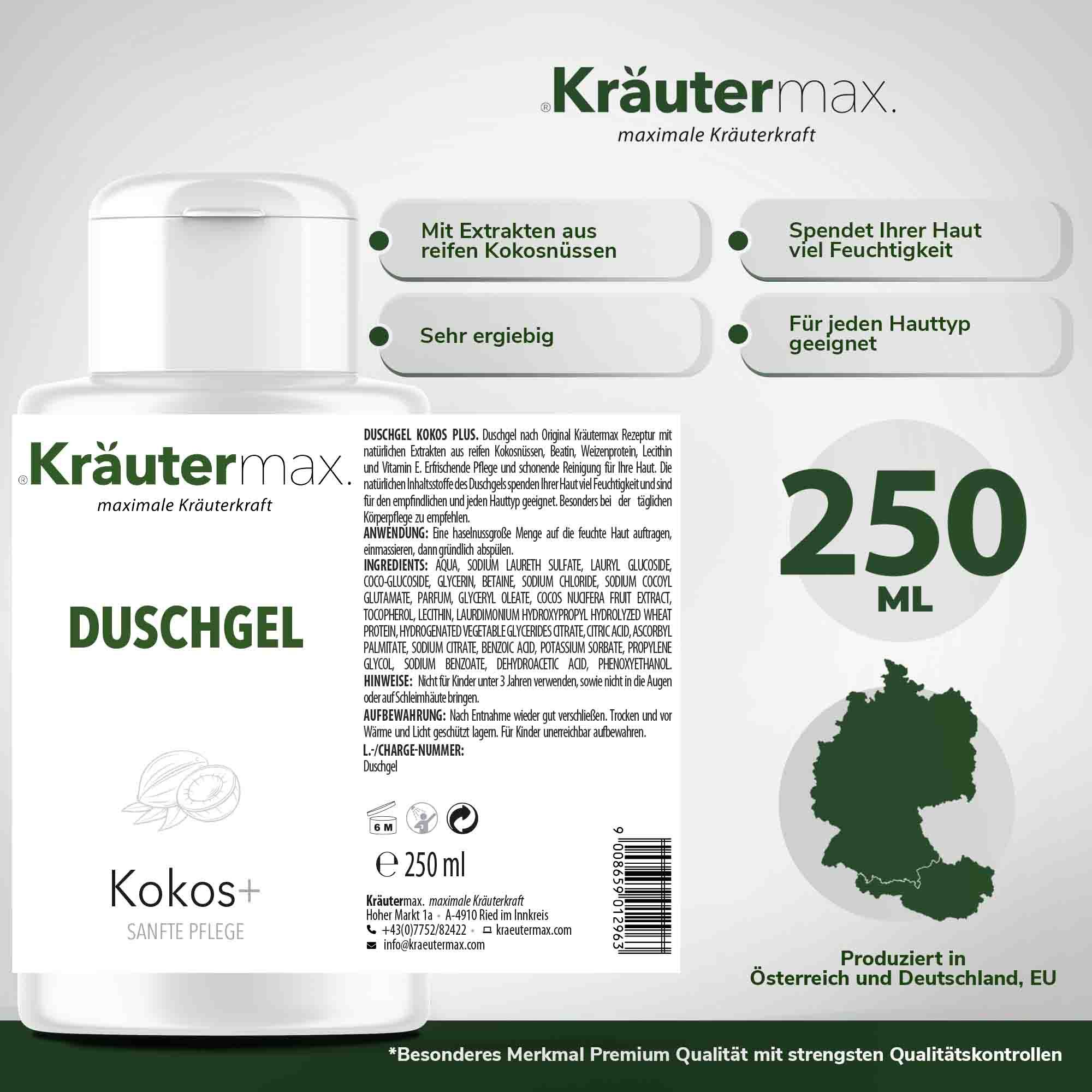 Kräutermax Kokos Duschgel