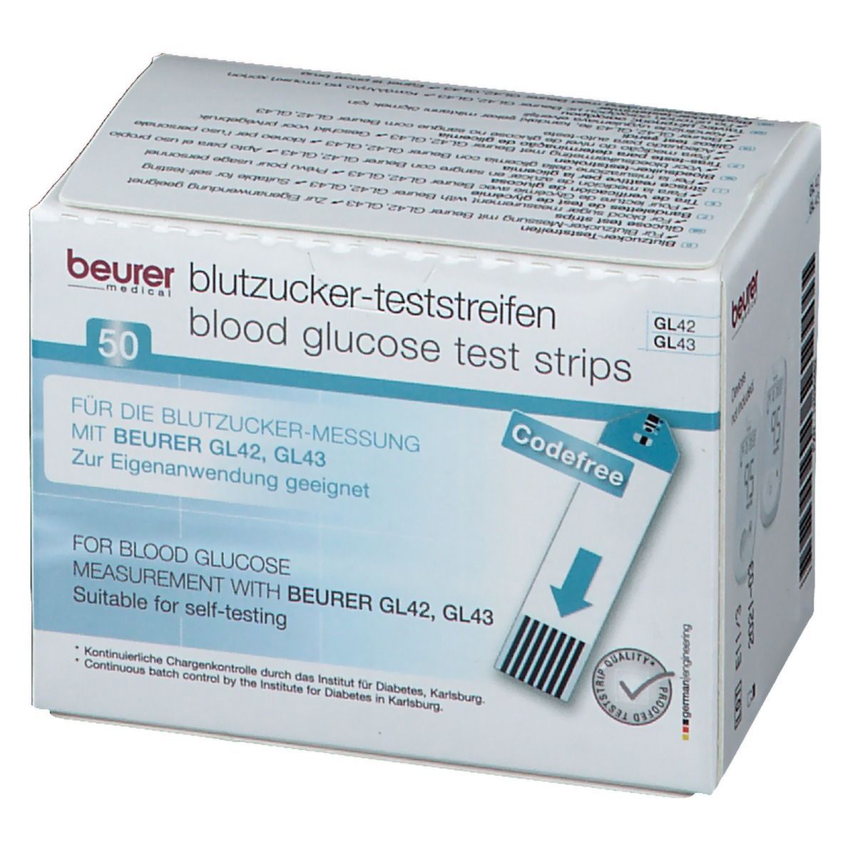 beurer Blutzucker-Teststreifen GL42/43
