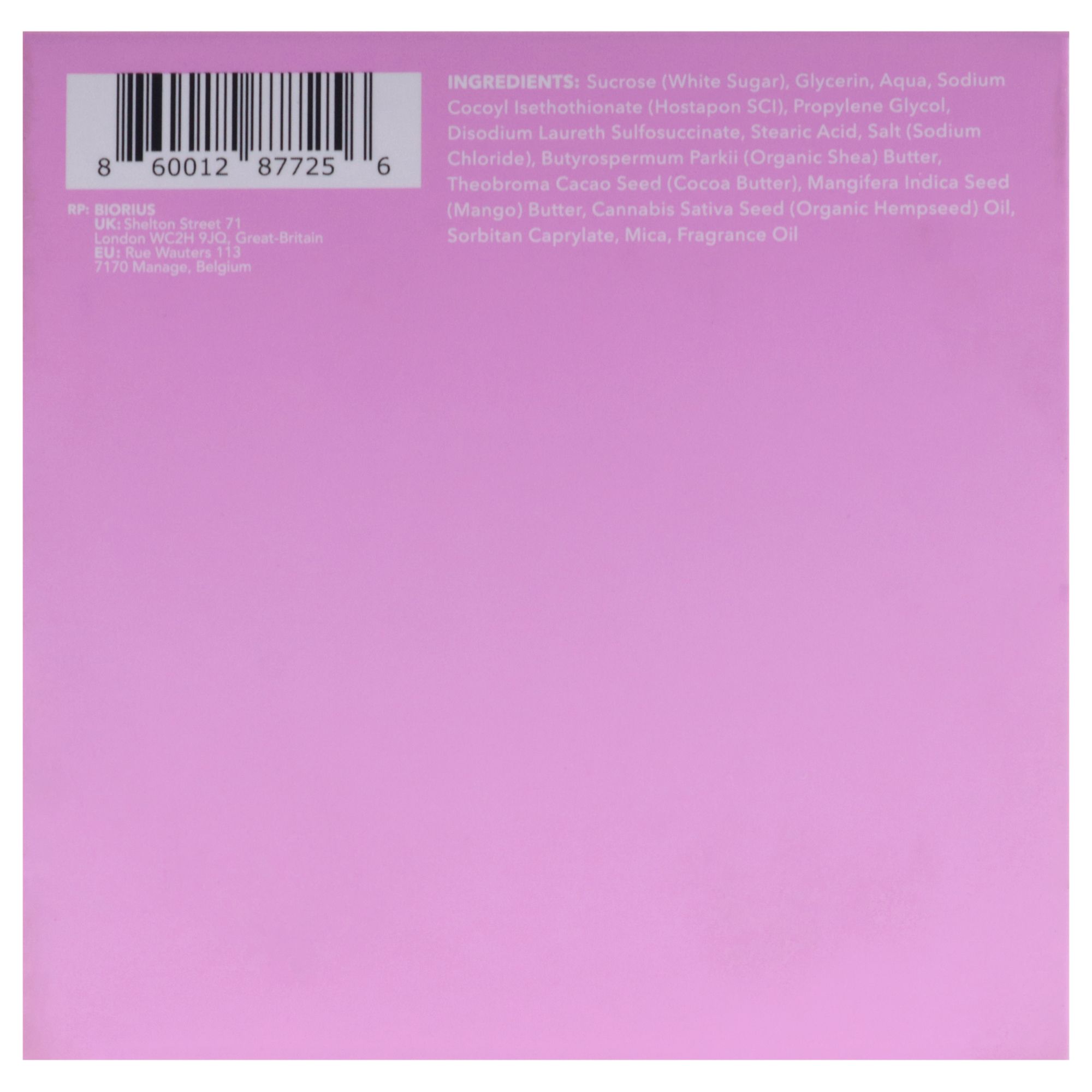 Hey Sugar natürlicher Körperpeeling - Dragon Fruit Acai von NCLA