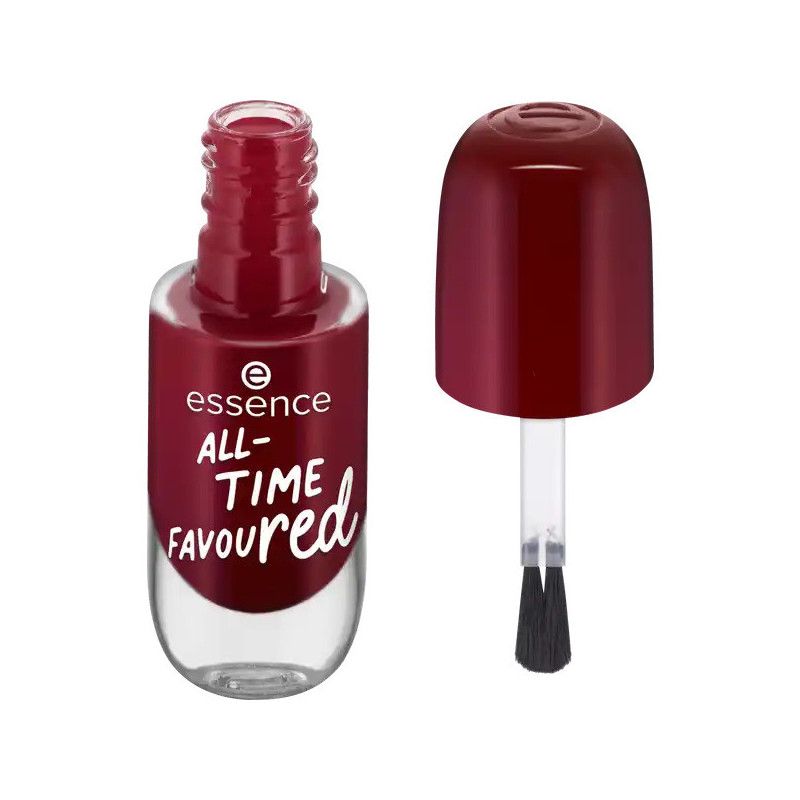 Essence Nagellack in der Farbe All-Time Favoured Red, mit Applikator.