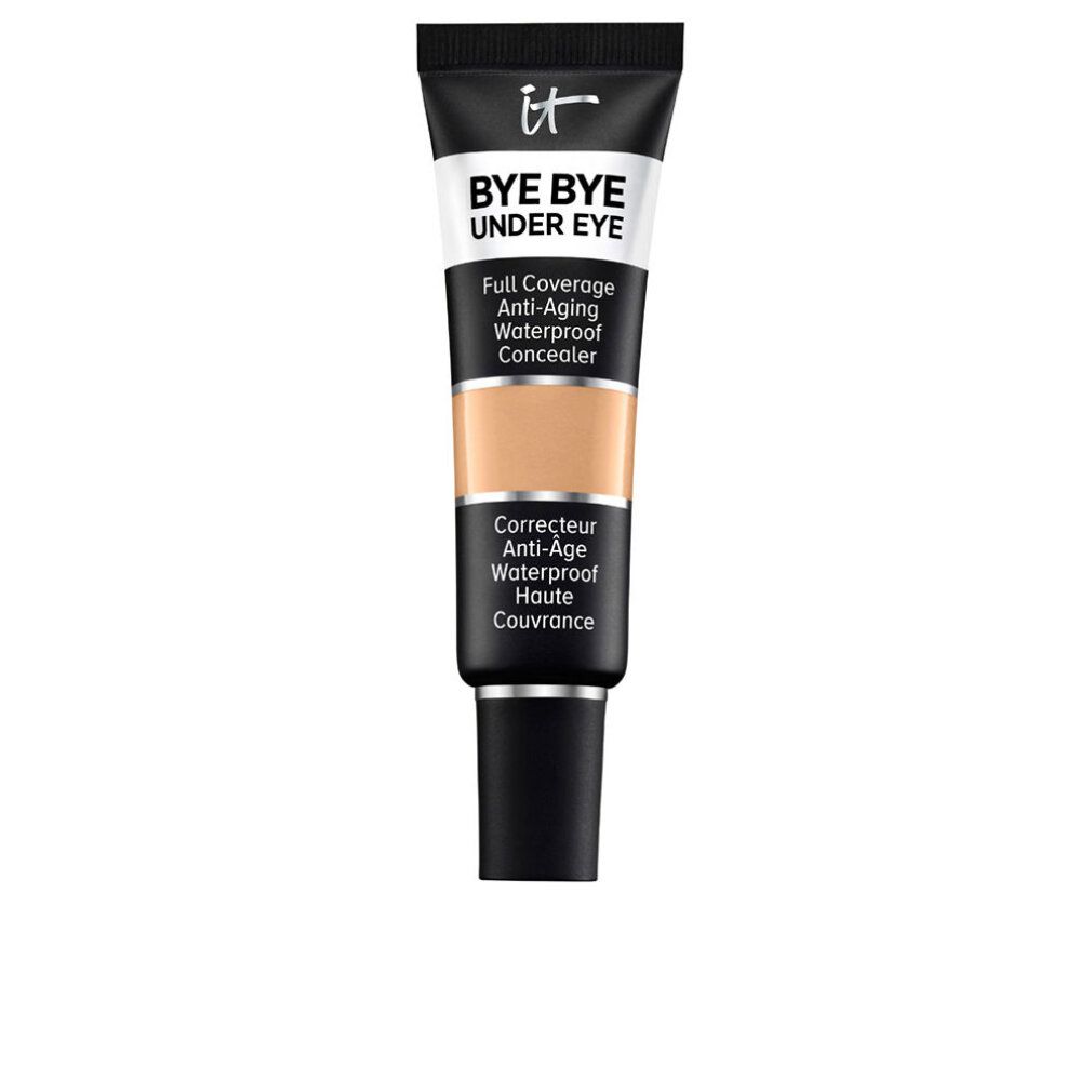 Tube IT Cosmetics Bye Bye Under Eye Concealer. Schwarzer Deckel, Schriftzug.