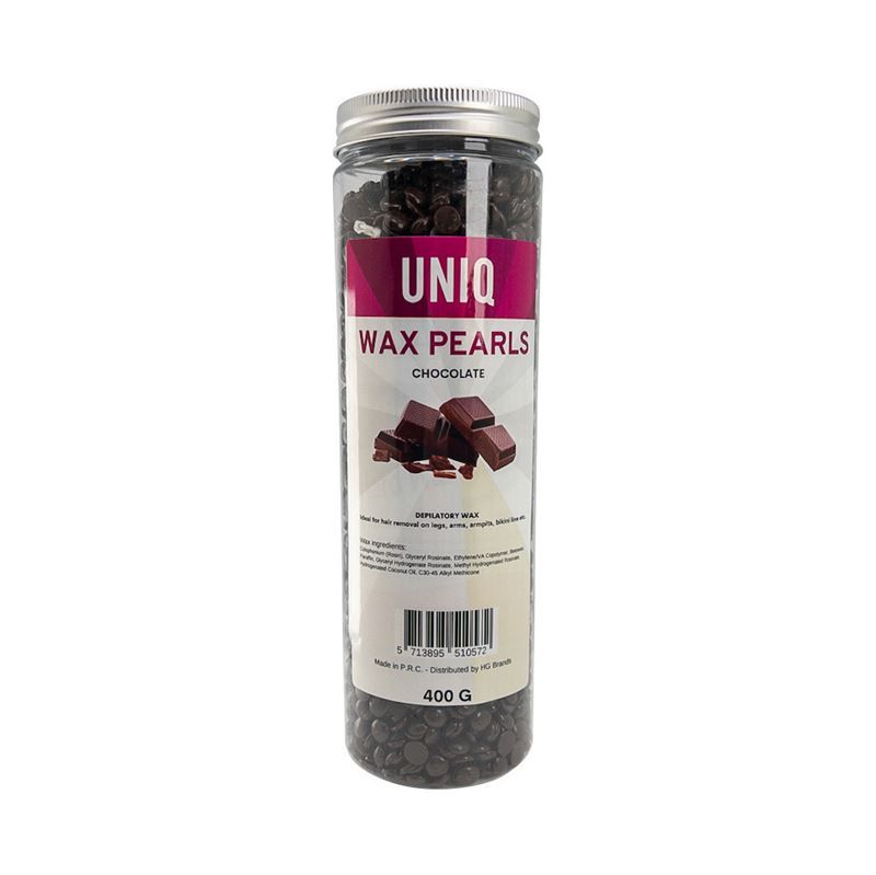 UNIQ Wachsperlen / Hartwachs Megapack Wachsperlen - 400g, Schokolade