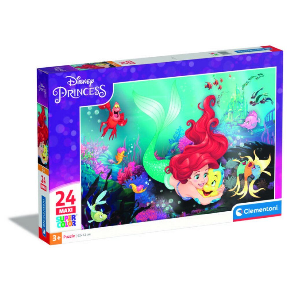clementoni Puzzle Disney-Prinzessinnen: Die kleine Meerjungfrau maxi