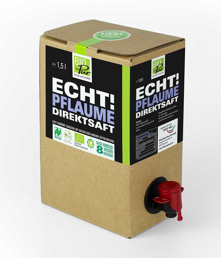 BioPur® Bio Pflaumensaft Bag in Box