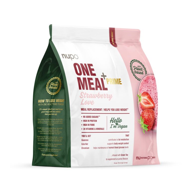 One Meal +Prime Vegan – Strawberry Love, 6/9 Mahlzeiten