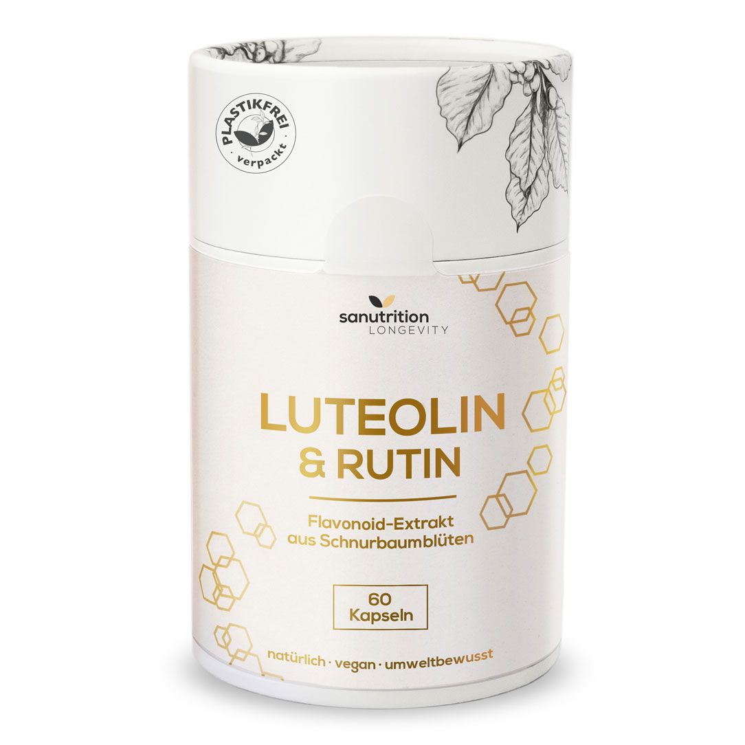Sanutrition® - Luteolin & Rutin | 100% natürlich aus Japanische Schnurbaumblüten 26 g Kapseln